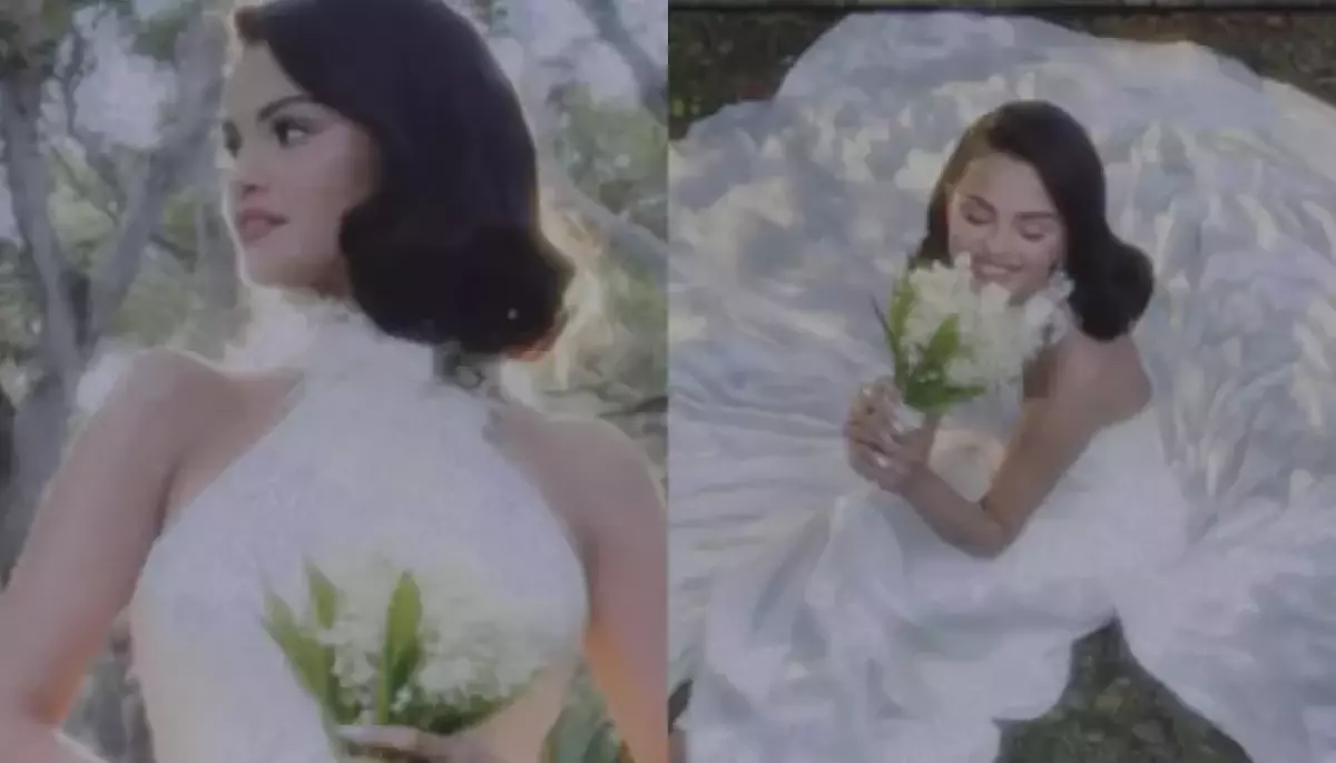 Selena Gomez Vowed In A Dreamy Ralph Lauren Wedding Gown To Marry Benny- Here’s What Makes It Rare